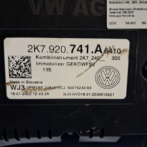 2K7920741A Kombiinstrument VW Caddy