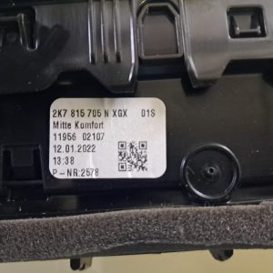 2K7815705N Lüftungsgitter Mitte VW Caddy